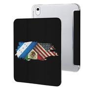 U.S. Mexico Honduras Flag Tablet Case with Pencil Holder Compatible with iPad 9th/ 8th/ 7th Lightweight Hard Protective Cover