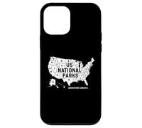 U.S. National Parks Map Retro Adventure Awaits Case for iPhone 12 mini