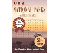 U.S. National Parks Word Search Puzzle Book: Easy-to-Read Word Searches Featuring American Landmarks, Outdoors, Hiking, Travel, Camping, Nature, ... Relaxation) (U.S. Travel Word Search Series)