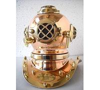 U.S Navy Mark V Diving Divers Helmet Copper & Brass Finish Decorative Gift items