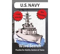 U.S. NAVY Word Search: Navy-Themed Word Search Puzzle Book: A Fun & Challenging Easy to Read Print Activity for All Ages