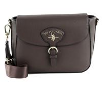 U.S. POLO ASSN. Flap Crossbody Bag Dark Brown