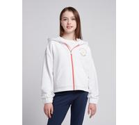 U.S. Polo Assn. Girls Graphic Zip Through Sweat U.S. POLO ASSN. White 7-8 Years