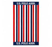 U.S. Polo Assn. Large (40" x 70") Striped Nautical Design Lofty Beach Towel - Perfect for Beach, Pool, Boating, Gym, Camping & Outdoor Yoga and Pilates (East Coast Stripe)