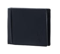 U.S. POLO ASSN. Leather Purse Carrick Horizontal Wallet with Coin Navy Dark Blue