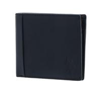 U.S. POLO ASSN. Leather Purse Carrick Horizontal Wallet with Coin Navy Dark Blue