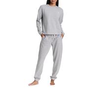 U.S. Polo Assn. Lounge Set Women, Athleisure and Lounge Pajama Sets for Women 2 Piece, Grey Heather, Large