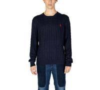 U.S. Polo Assn Mens Cable Knit Sweater Classic Fit - Navy Cotton - Size EU 52 (Mens)