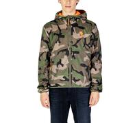 U.S. Polo Assn Mens Camo Print Hooded Jacket - Khaki Nylon - Size EU 50 (Mens)