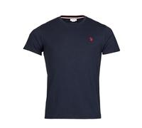 U.S. Polo Assn. Men's Crew Neck Small Pony T-Shirt, Classic Navy, Large