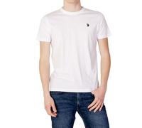 U.S. Polo Assn. Men's Crew Neck Small Pony T-Shirt, White, Large