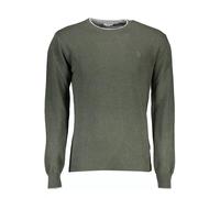 U.S. Polo Assn Mens Crew Neck Sweater Classic Fit - Sage Green Wool - Size 2XL