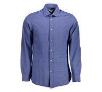 U.S. Polo Assn Mens Long Sleeve Dress Shirt - Blue Cotton - Size X-Large
