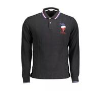 U.S. Polo Assn Mens Long Sleeve Shirt Classic Fit - Black Cotton - Size 2XL