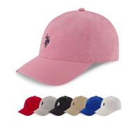 U.S. Polo Assn. Men's Mens Washed Twill Cotton Adjustable Baseball Hat with Pony Logo and Curved Brim Baseball Cap