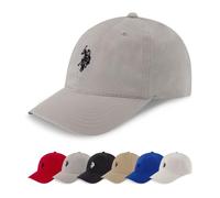 U.S. Polo Assn. Men's Mens Washed Twill Cotton Adjustable Baseball Hat with Pony Logo and Curved Brim Baseball Cap