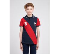 U.S. POLO ASSN. Men's Player 3 Sash Pique Polo Shirt in Dark Navy | Size: 15-16 Years U.S. POLO ASSN. Dark Navy 15-16 Years