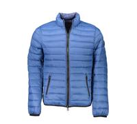 U.S. Polo Assn Mens Quilted Puffer Jacket Slim Fit - Sky Blue Nylon - Size EU 54 (Mens)