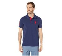 U.S. Polo Assn. Men's Short-Sleeve Polo Shirt with Applique, Classic Navy, Large