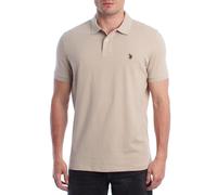 U.S. Polo Assn Mens Short Sleeve Shirt US41197052 - Beige - Size Large