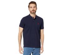 U.S. Polo Assn. Men's Slim Fit Solid Pique Polo Shirt, Classic Navy, Large