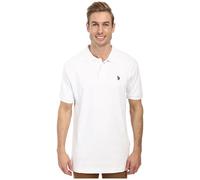 U.S. Polo Assn. Men's Solid Interlock Shirt, White, S