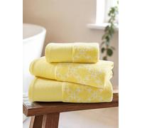 U.S. POLO ASSN. Pure Cotton Geo Towel in Yellow | Size: Bath Sheet U.S. POLO ASSN. Yellow Bath Sheet