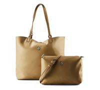 U.S. Polo Assn. Rogersville reversible shopper L 33 cm beige