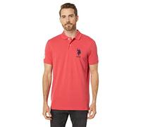 U.S. Polo Assn. Solid Pique Polo Winterberry XL
