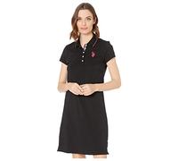 U.S. Polo Assn. Solid Polo Dress Anthracite SM