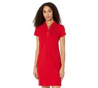 U.S. Polo Assn. Solid Polo Dress, Engine Red, S