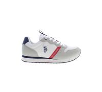 U.s. Polo Assn. White Polyester Men Sneaker - male - U.S. Polo Assn. - Sneakers - Multicolor - 10 UK - Shoes 10 UK
