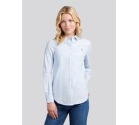 U.S. POLO ASSN. Women's Gingham Classic Fit Shirt in Baby Blue | Size: Large U.S. POLO ASSN. Baby Blue L