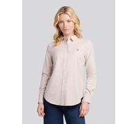 U.S. POLO ASSN. Women's Gingham Classic Fit Shirt in Natural | Size: Medium U.S. POLO ASSN. Natural M