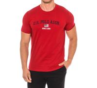 U.S. POLO Mens Short sleeve t-shirt 66893 man - Red - Size X-Large
