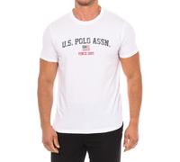 U.S. POLO Mens Short sleeve t-shirt 66893 man - White - Size 3XL