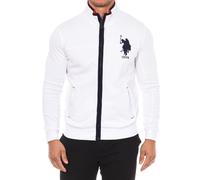 U.S. POLO Mens Zip-up sweatshirt 61695 man - White - Size Medium