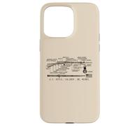 U.S. Rifle, Caliber .30, M1903 WWII Rifle Info Diagram Case for iPhone 15 Pro Max