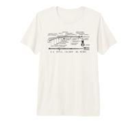 U.S. Rifle, Caliber .30, M1903 WWII Rifle Info Diagram Premium T-Shirt