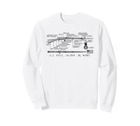 U.S. Rifle, Caliber .30, M1903 WWII Rifle Info Diagram Sweatshirt