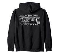 U.S. Rifle, Caliber .30, M1903 WWII Rifle Info Diagram Zip Hoodie