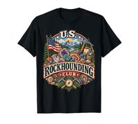 U.S. Rockhounding Club Rock Collector Hunter Rockhound Value Graphic T-Shirt