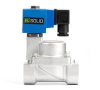U.S. Solid 1" 50 bar High Pressure Solenoid Valve - Stainless Steel 12V DC High Pressure High Temperature Electric Solenoid Valve 1-50 bar, -76-248℉