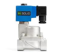 U.S. Solid 3/4" 50 bar High Pressure Solenoid Valve - Stainless Steel 12V DC High Pressure High Temperature Electric Solenoid Valve 1-50 bar, -76-248℉