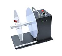 U.S. Solid Automatic Label Rewinder Machine, 1"/1.5"/3" Core Holder, Max Label Width 120MM, Bidirectional Rewinding