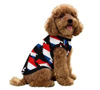 U.S. State Flag Summer Dog Tank Top Vest Breathable Cooling Jacket Sleeveless Pet T-Shirt for Small Medium Pets