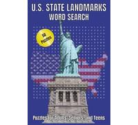 U.S. State Landmarks Word Search: Word Searches with Easy to Read Print About U.S. State Landmarks, Famous Monuments, Natural Wonders and More : 6x9 ... for Vacations, Weekend Travel, and Road Trips