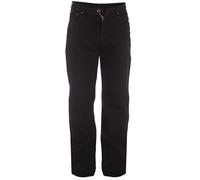 U.S Trading Boston Big Size Mens Regular Fit Jeans, Black, 29" Inside Leg (UK, Waist, 62, Regular, Short, Black)