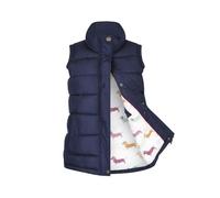 U.S Trading Champion Ladies Country Estate Vermont Padded Quilted Winter Coat Gilet Jacket (UK, Numeric, 20, Regular, Regular, Navy)