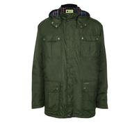 U.S Trading Champion Men's Balmoral Country Estate Waterproof Winter Coat Jacket (UK, Alpha, M, Regular, Regular, Green)
